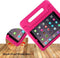 Tablet Hoes Kinderen Geschikt voor iPad 2 (2011) 9.7 inch /iPad 3 (2012) 9.7 inch / iPad 4 (2012) 9.7 inch - Kidsproof Backcover met handvat - Roze