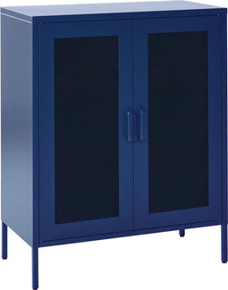 Beliani WAKATIPU - Sideboard - Blauw - Staal