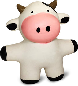 Hondenspeelgoed Hilton Cow Wit Zwart Latex
