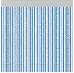 Gordijn Acudam Brescia Deuren Blauw Buitenkant (90 x 210 cm)