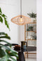 Lucide MAGALI - Hanglamp - Ø 56 cm - Hoogte verstelbaar - Naturel