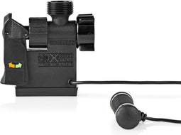 Nedis Elektronische Waterstop - 3/4" buitendraad - 3/4" Binnendraad - Geschikt voor: Dishwasher / Washing Machine - Zwart