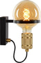 Lucide OTTELIEN - Wandlamp - Ø 17,7 cm - 1xE27 - Zwart