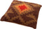 Dutch Decor MAURO - Kussenhoes kelim 45x45 cm - Rocky - bruin - 100% katoen - met rits