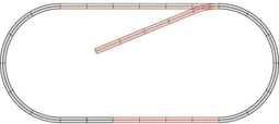 Roco - 61101 H0 GeoLine Uitbreidingsset B - 16-delig