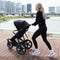 Deryan Bolt - Hardloop kinderwagen - Inclusief muggennet en luchtpomp - Creme