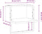 vidaXL - Wandschap - met - stang - 30x25x30 - cm - sonoma - eikenkleurig