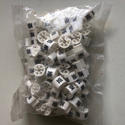 Minimarker wit/zwart 104 100st