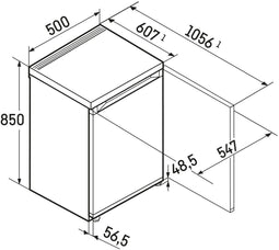 Liebherr RD 1200 Pure - Koelkast - Energieklasse D - Vrijstaand