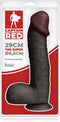 Captain Red The Super - Realistische Dildo - 30 x 5.7cm - Zwart