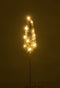 J-Line boom Takken - bruin/camel - LED lichtjes - medium