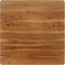 vidaXL - Eettafel - 75x75x76 - cm - massief - acaciahout - en - staal