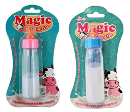 Melkflesje magic op kaart - Baby pop - Hoogte 13,5cm