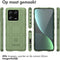 iMoshion Hoesje Geschikt voor Xiaomi 13 Pro Hoesje Siliconen - iMoshion Rugged Shield Backcover - Groen