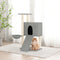 vidaXL - Kattenmeubel - met - sisal - krabpalen - 96 - cm - lichtgrijs