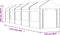vidaXL - Prieel - met - dak - 11,15x2,28x2,69 - m - polyetheen - wit