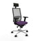 Bureaustoel met hoofdsteun Piqueras y Crespo 2D086N1 Paars