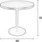 Zuiver Albert Tuintafel/ Bistrotafel Rond 80 cm Zwart