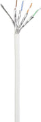 Renkforce RF-5043786 RJ45 Netwerkkabel, patchkabel CAT 6A S/FTP 3.00 m Wit Snagless, Vlambestendig 1 stuk(s)