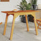 vidaXL Tuintafel 110x56x75 cm massief acaciahout