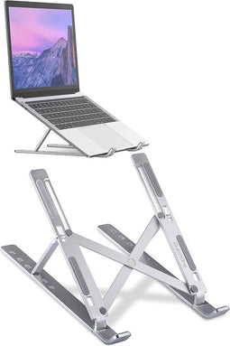 Laptop Standaard Verstelbaar Universeel - Laptop houder - Laptopsteun - Laptophouder - Ergonomisch - Aluminium - t/m 17 inch