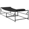 vidaXL - Ligbed - - - Antraciet - - - 200x74x73 - cm - - - Staal - & - Textilene