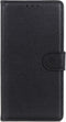 Hoesje Met Pasjeshouder Geschikt voor Oppo A92 / A72 / A52 - Basic Litchi Bookcase - Zwart