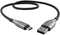 Cygnett CY4680PCUSA - USB-A naar USB-C kabel - 0.5 meter - Zwart