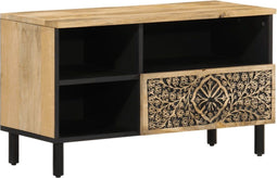vidaXL - Tv-meubel - 80x33x46 - cm - massief - mangohout