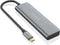 Aisens A109-0763 - USB 3.2 Hub - 2x USB 3.2 (Gen1, 5Gb/s) en 2x USB 3.2 type-C - Grijs