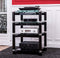 NorStone SPIDER BASE - Audio meubel - Modulaire hifi-module zwart - Afmetingen 65.2 x 12 x 60.2 cm