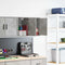 vidaXL - Garagewandkasten - 2 - st - bewerkt - hout - betongrijs