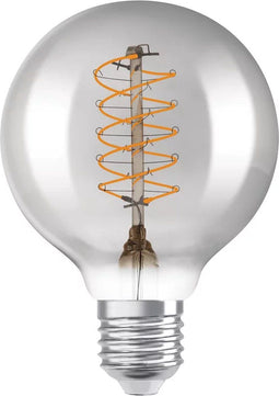 OSRAM vintage 19-6 LED lamp, smoke tint, 7.8W, 36-lm