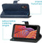 imoshion Hoesje Geschikt voor Samsung Galaxy Xcover 5 Hoesje Met Pasjeshouder - imoshion Luxe Bookcase - Donkerblauw