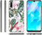 iMoshion Hoesje Geschikt voor Huawei P30 Lite Hoesje Siliconen - iMoshion Design hoesje - Groen / Roze / Tropical Jungle