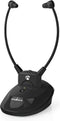 Nedis Draadloze TV-Koptelefoon - RF - In-Ear - Maximale batterijduur: 6 uur - 25 m - Analoge Audio - Laadstation - Balanscontrole - Slechthorenden ondersteuning - Antraciet