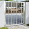 vidaXL - Poort - 100x100 - cm - roestvrij - staal