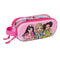 Pennenetui met 2 vakken Barbie Roze 21 x 8 x 6 cm 3D