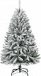 vidaXL - Kunstkerstboom - met - scharnieren - en - sneeuw - 150 - cm