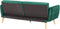 BARDU - Slaapbank 2-zits - Donkergroen - Fluweel