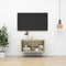 vidaXL - Tv-wandmeubel - 37x37x72 - cm - bewerkt - hout - sonoma - eikenkleurig