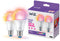 WiZ A60 E27 - Slimme LED Lamp - Dimbaar warm- en koelwit licht en miljoenen kleuren (2 stuks)