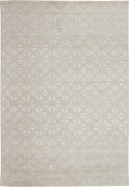 Shangri La White Mosaik Vloerkleed - 140x200 - Rechthoek - Laagpolig Tapijt - Landelijk - Beige