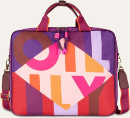 Oilily - Laptop Bag 13'' Oilily Graphic - Roze - One size