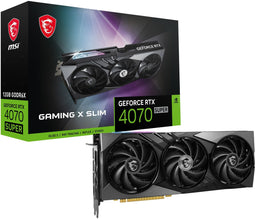MSI GeForce RTX 4070 SUPER - Grafische Kaart - 12GB GDDR6X - GAMING X SLIM