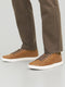 Jack & Jones Boss - Heren Sneakers - Synthetisch leer - Cognac - Maat 46