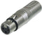 Neutrik NA3F5M - Connector XLR 3-pin vrouwelijk naar 5-pin mannelijk - Grijs Zilver