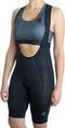 AGU Essential Fietsbroek Dames - Met Bretels - GREEN 95 zeem - Zwart - S