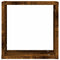 vidaXL - Wandrekken - kubus - 2 - st - 30x15x30 - cm - gerookt - eiken