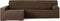 Hoes voor chaise longue met lange armleuning links Eysa TROYA Bruin 170 x 110 x 310 cm